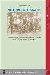 Book cover of Zur Ordnung des Staates by Christiane Czygan