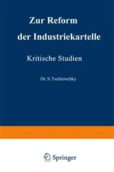Book cover of Zur Reform der Industriekartelle by Unknown