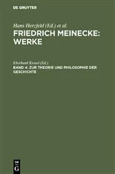 Book cover of Zur Theorie und Philosophie der Geschichte (2nd ed.) by Eberhard Kessel