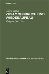 Book cover of Zusammenbruch und Wiederaufbau (2nd ed.) by Ludwig Vaubel