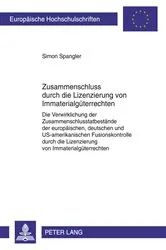 Book cover of Zusammenschluss durch die Lizenzierung von Immaterialgueterrechten by Unknown