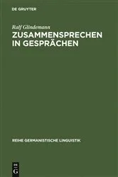 Book cover of Zusammensprechen in Gesprächen by Ralf Glindemann