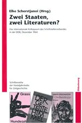 Book cover of Zwei Staaten, zwei Literaturen? by Elke Scherstjanoi