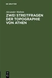 Book cover of Zwei Streitfragen der Topographie von Athen by Alexander Malinin