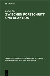 Book cover of Zwischen Fortschritt und Reaktion by Ludwig Elm