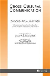 Book cover of Zwischen Ritual und Tabu by E.W.B. Hess-Lüttich